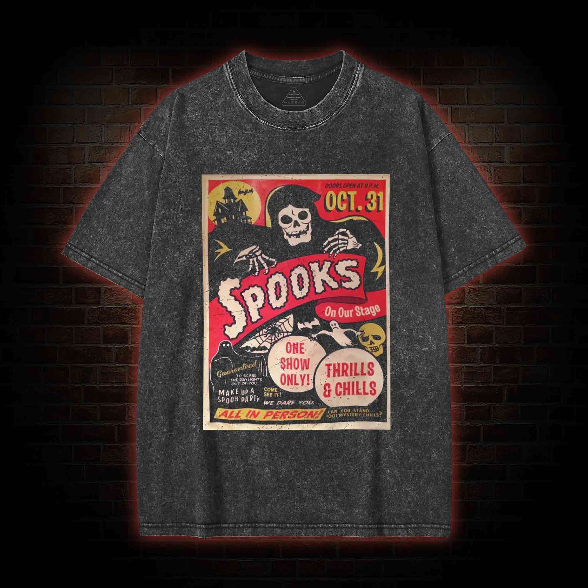 Make up a Spook Party Washed T-shirt
