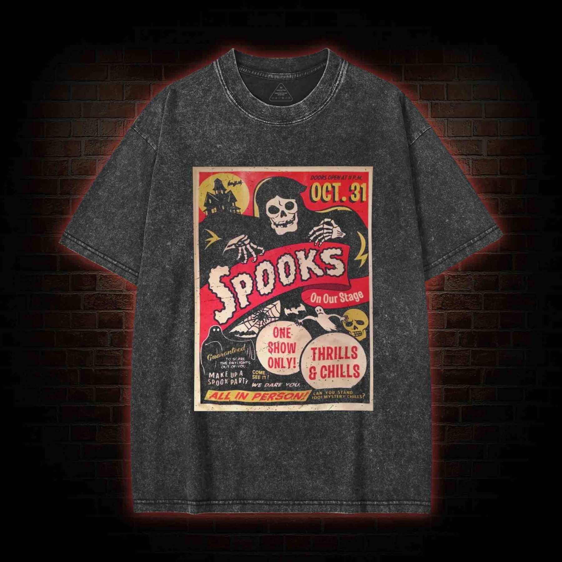 Make up a Spook Party Washed T-shirt