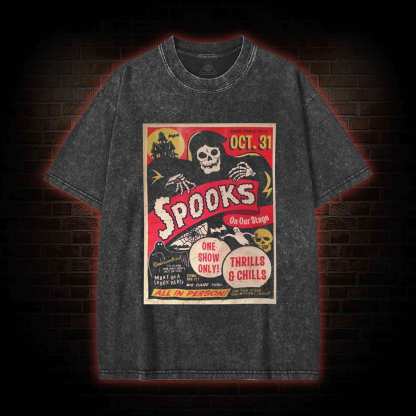 Make up a Spook Party Washed T-shirt