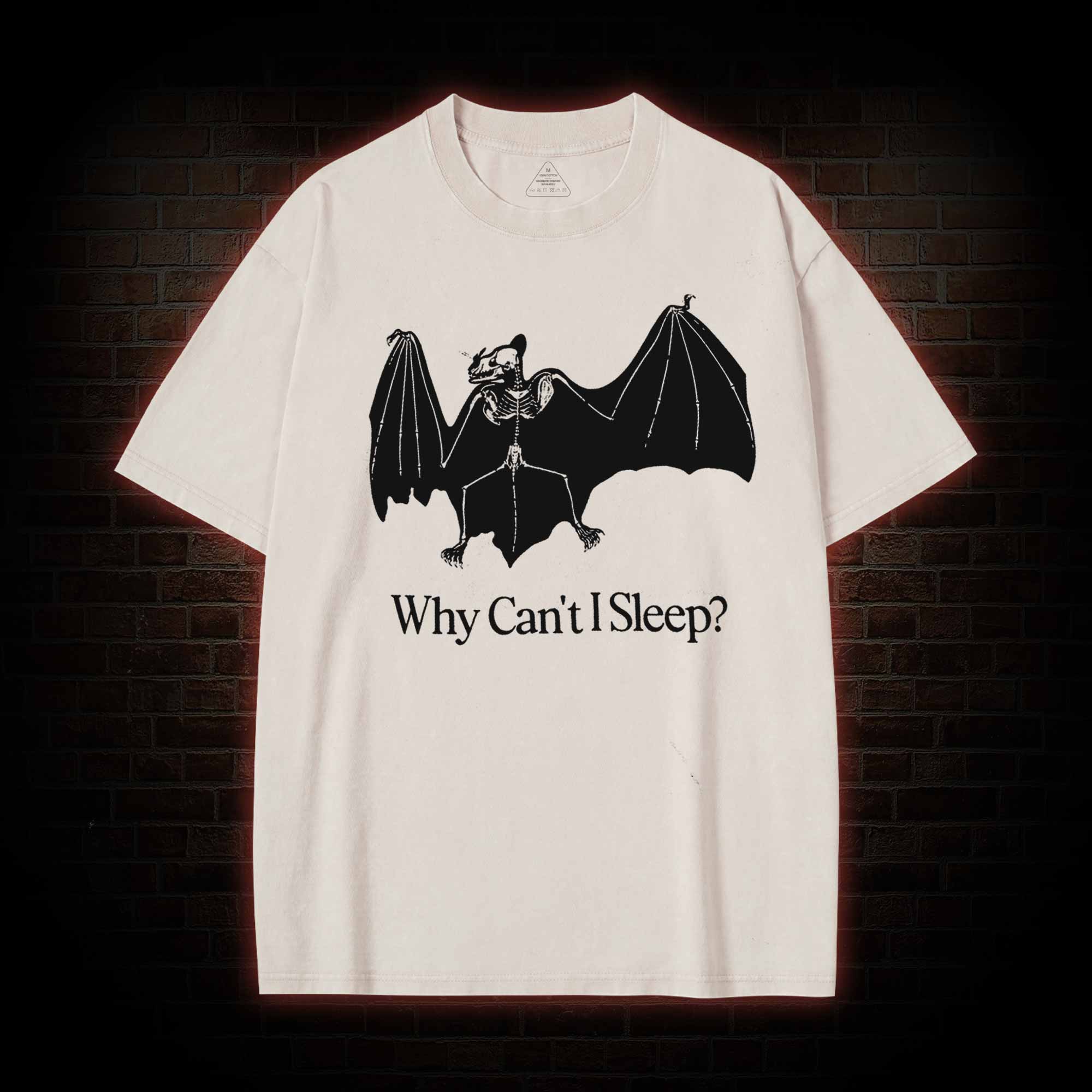 Why Can't I Sleep? Washed T-shirt