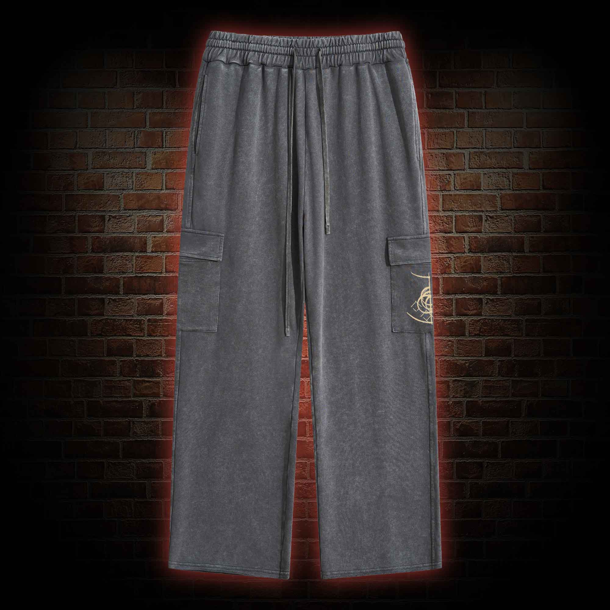 The Fallen Leaves Tell a Story Washed Cargo Pants