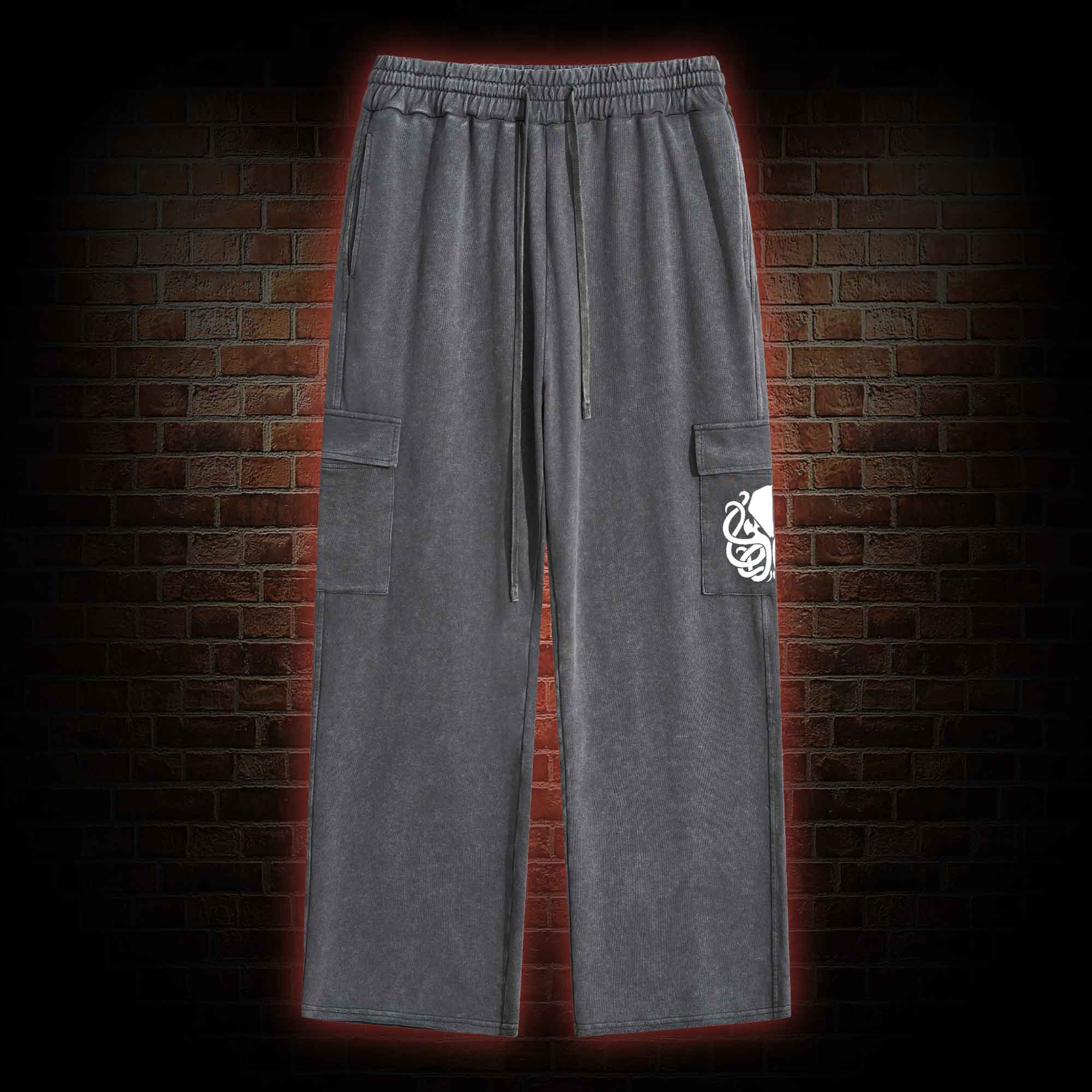 Cthulhu Washed Cargo Pants