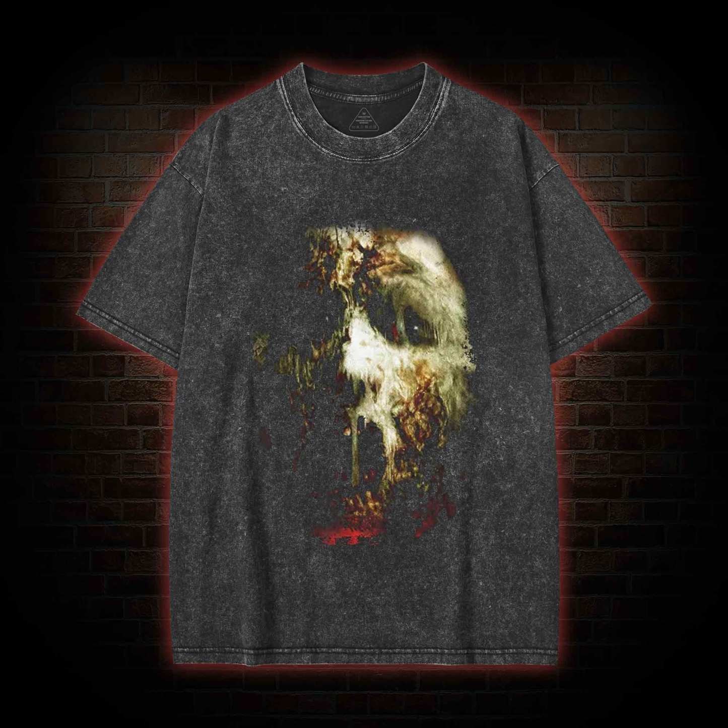 Don't Go Out! Washed T-shirt