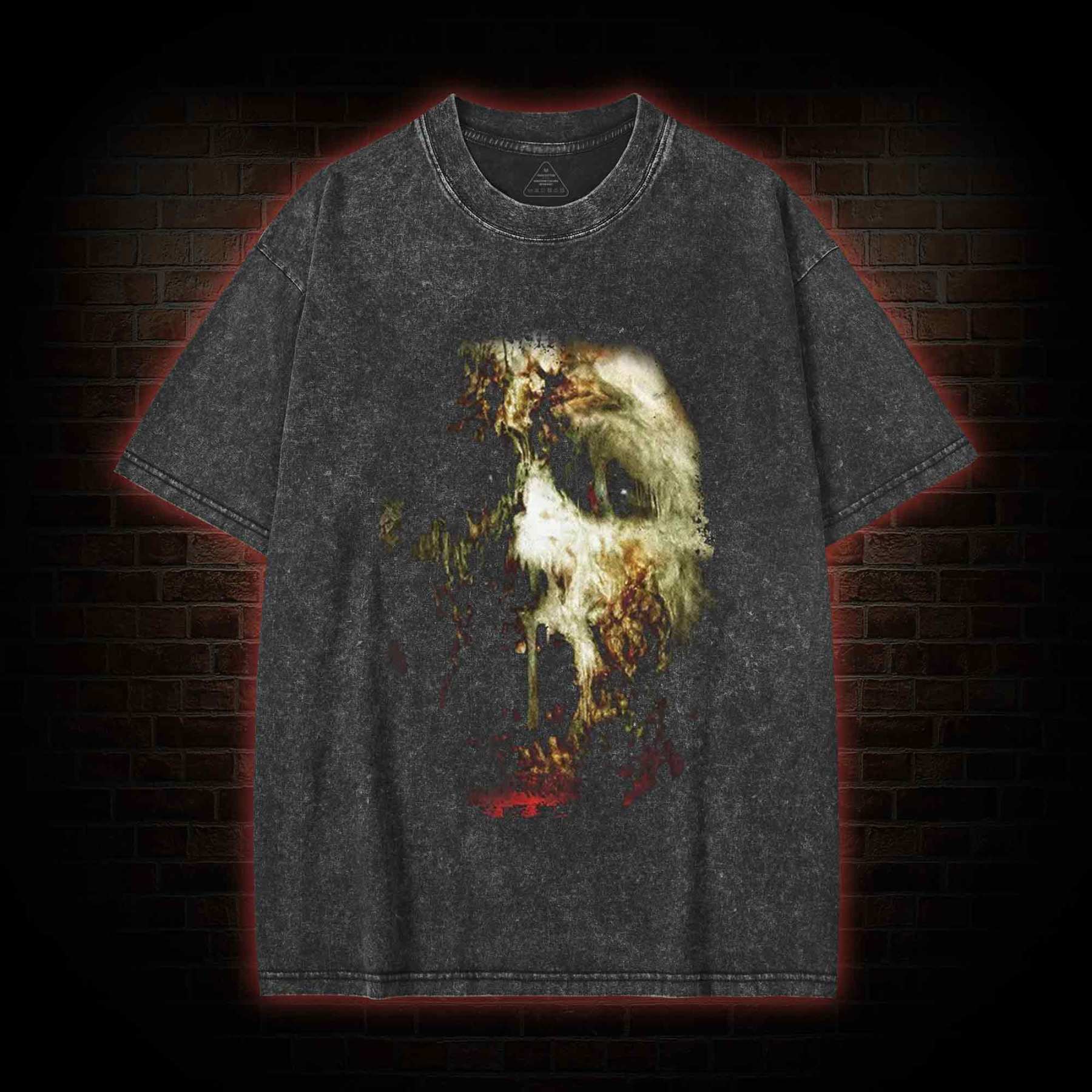 Don't Go Out! Washed T-shirt