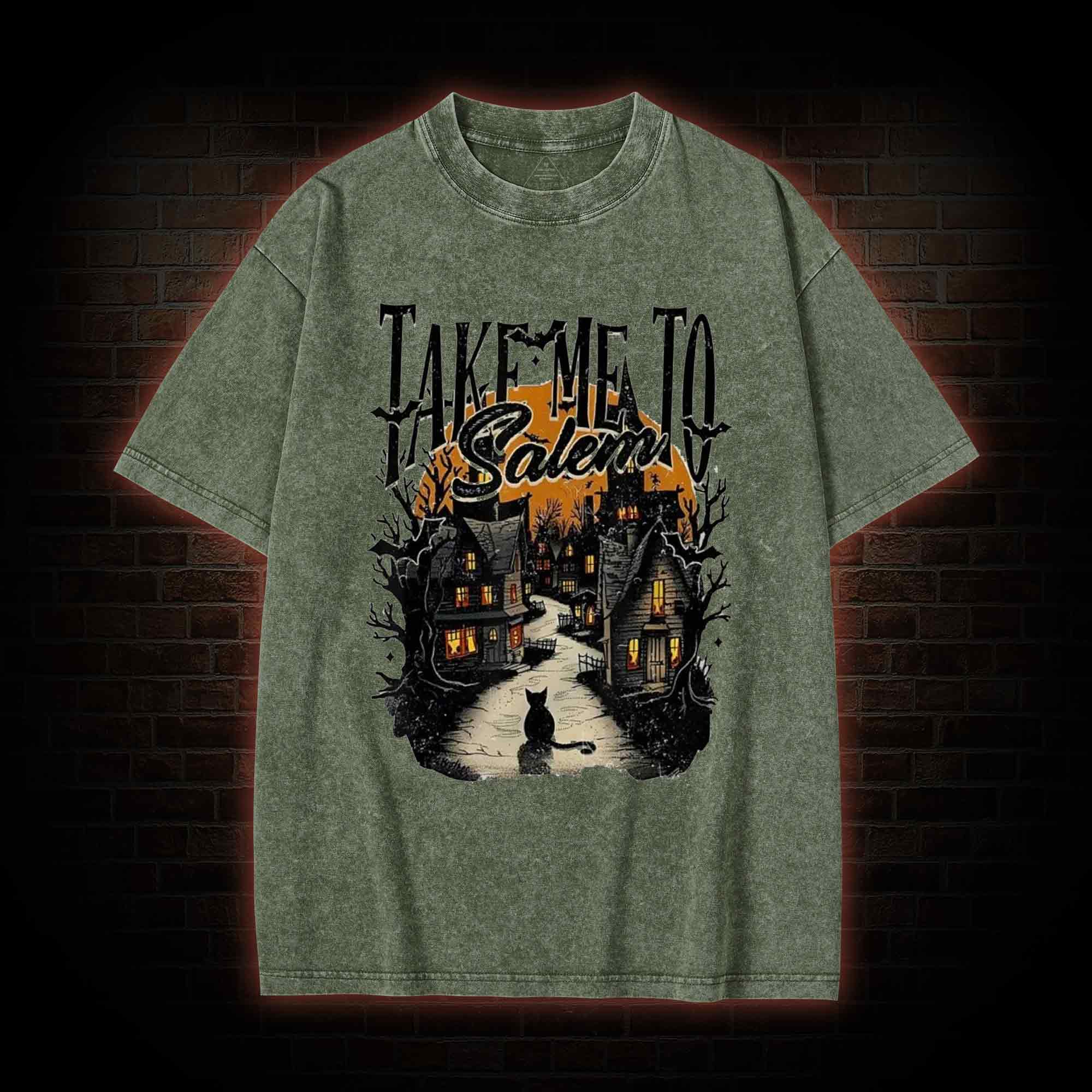 Take Me To Salem Washed T-shirt