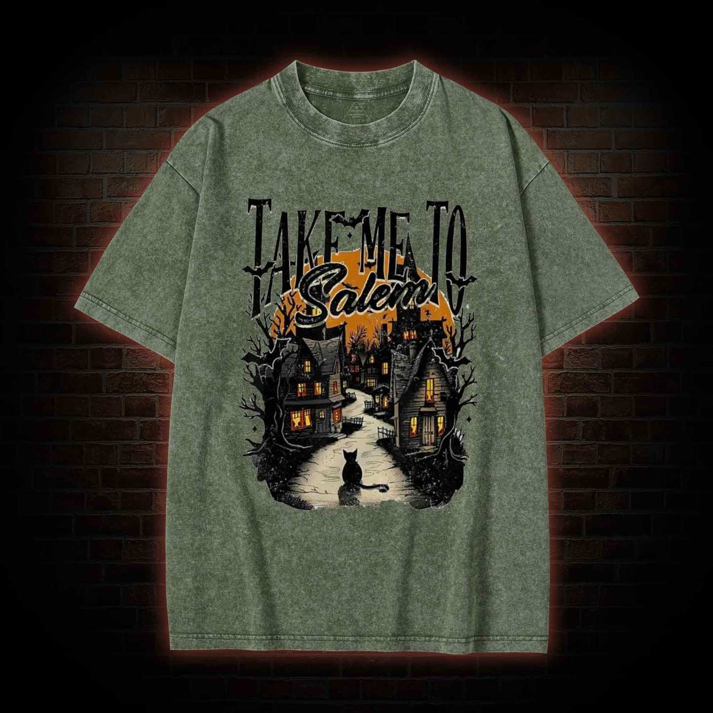 Take Me To Salem Washed T-shirt