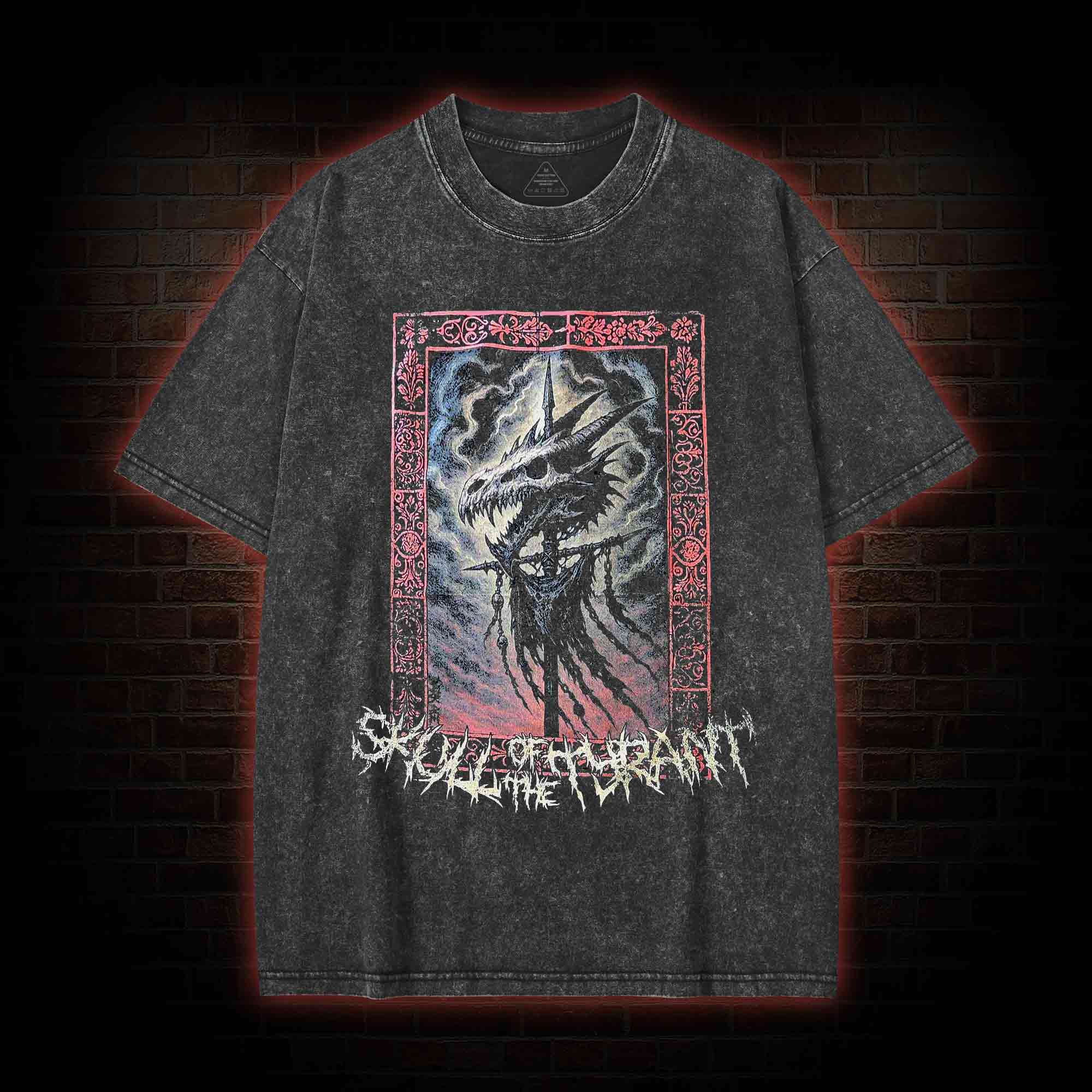 Dragon Skull Washed T-shirt