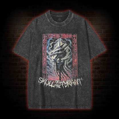 Dragon Skull Washed T-shirt