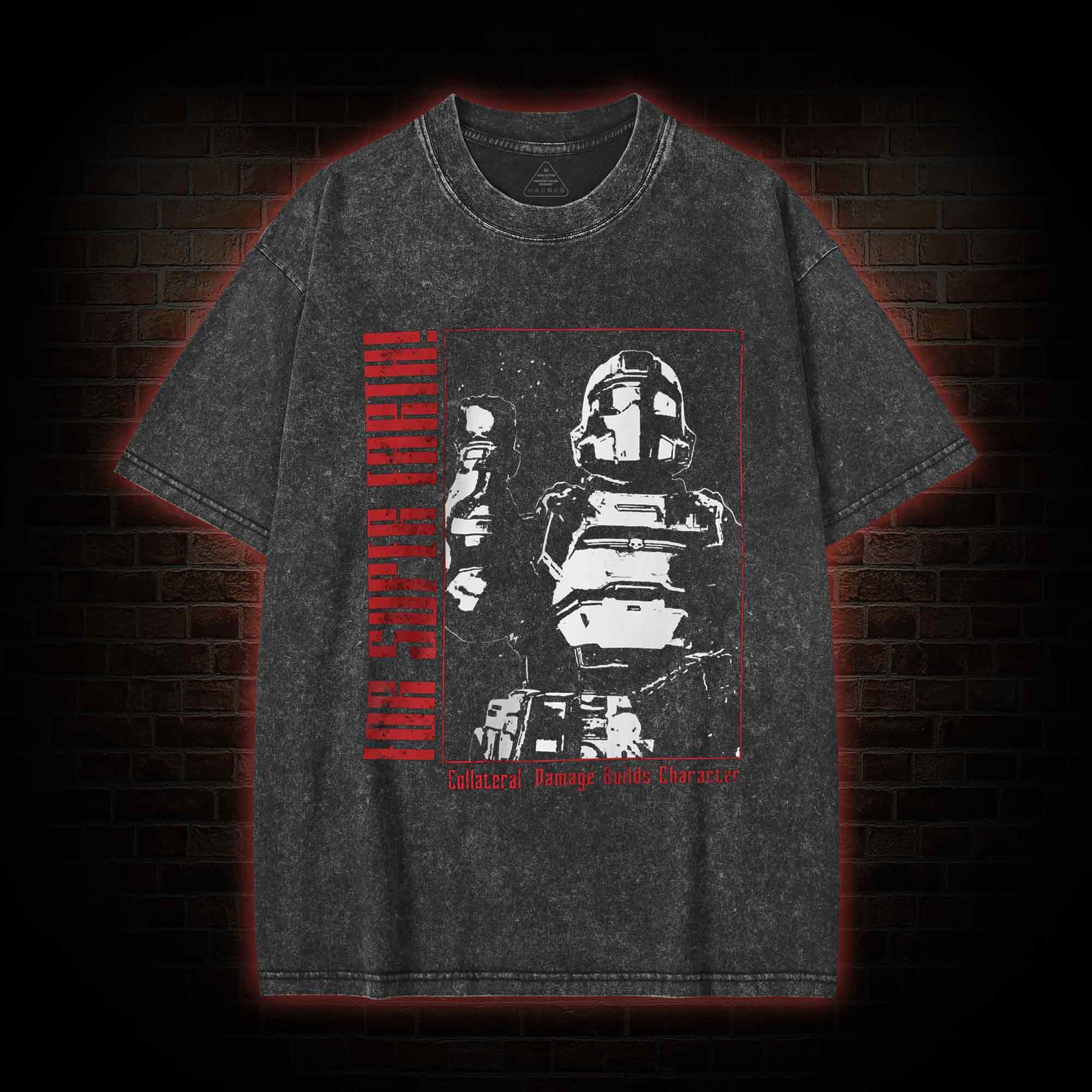 Tactical Star Soldier Washed T-shirt