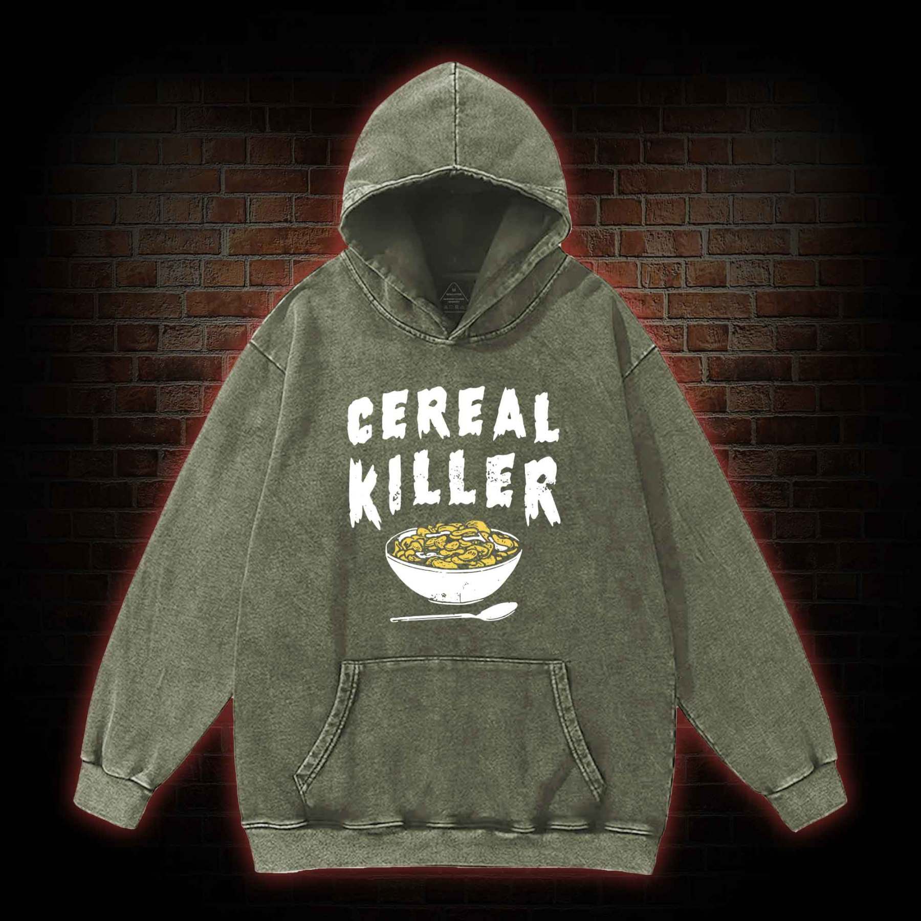 Cereal Killer Washed Hoodie