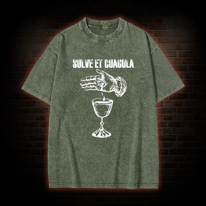 Solve Et Coagula Washed T-shirt