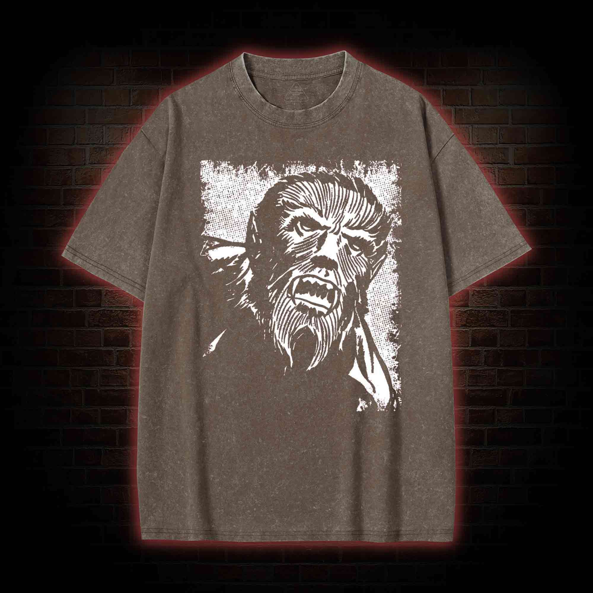 Call of the Werewolf Washed T-shirt