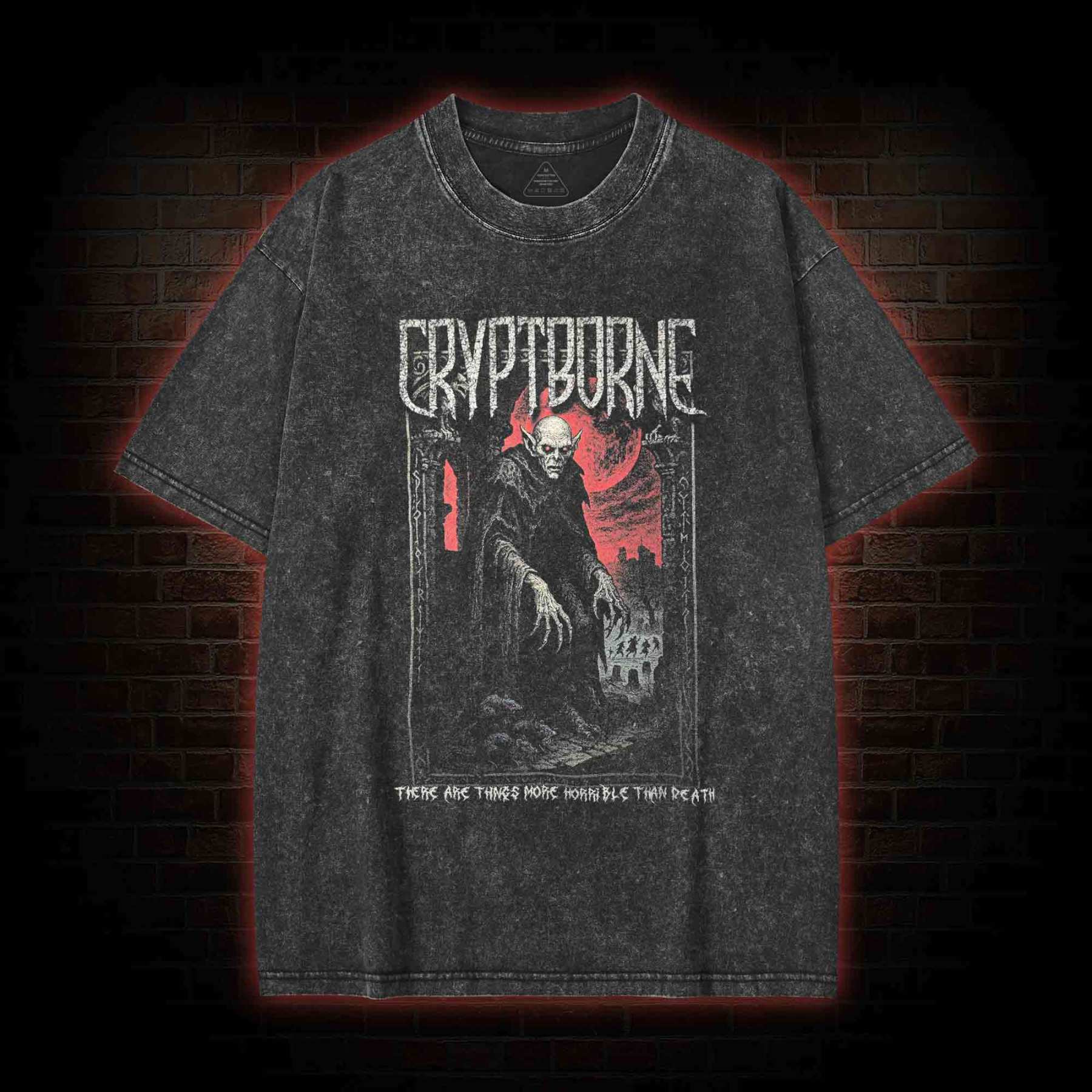 There are Things More Horrible than Death Washed T-shirt