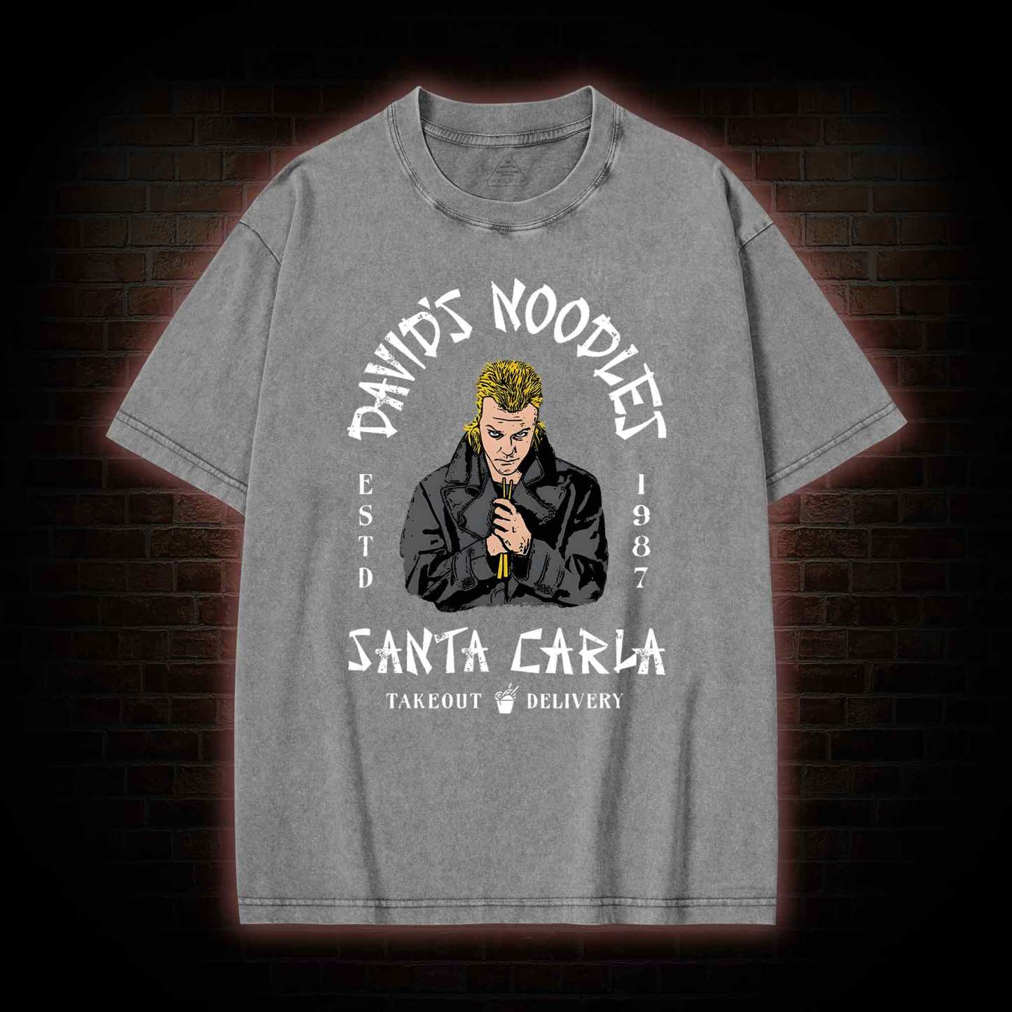 David's Noodles Santa Carla Washed T-shirt