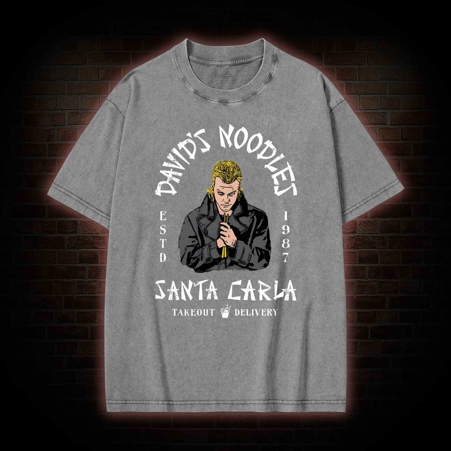 David's Noodles Santa Carla Washed T-shirt