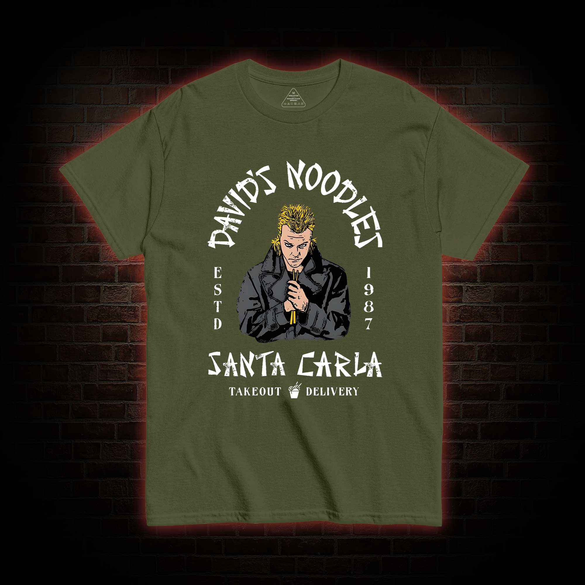 David's Noodles Santa Carla T-shirt