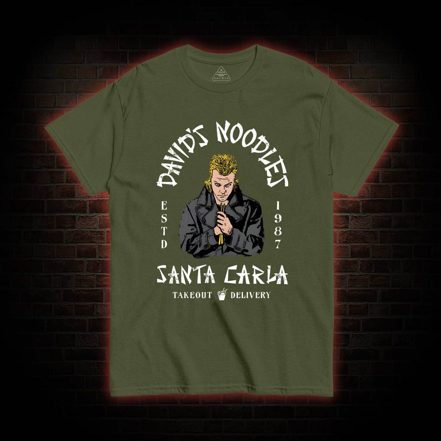 David's Noodles Santa Carla T-shirt
