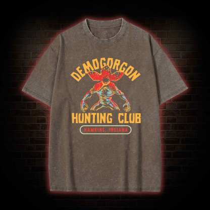 Demogorgon Hunting Club Washed T-shirt