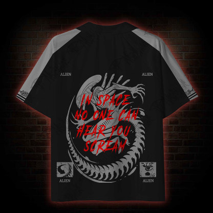 No One Can Hear You Scream Collar Jersey