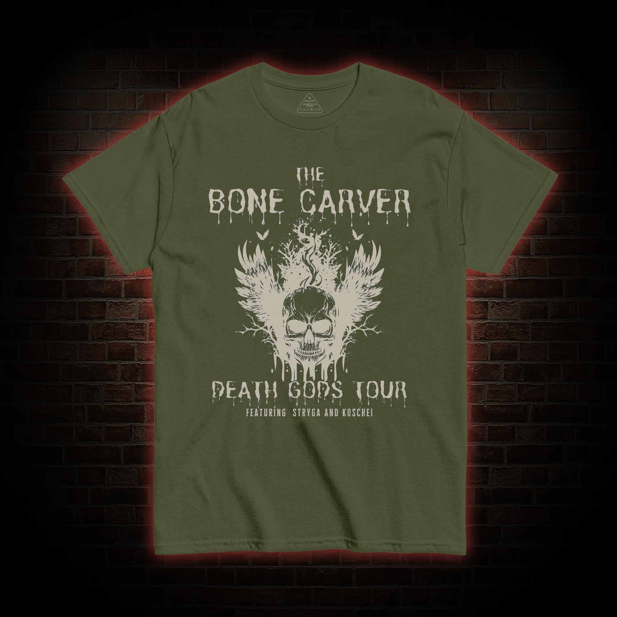 The Bone Carver Death Gods Tour T-shirt