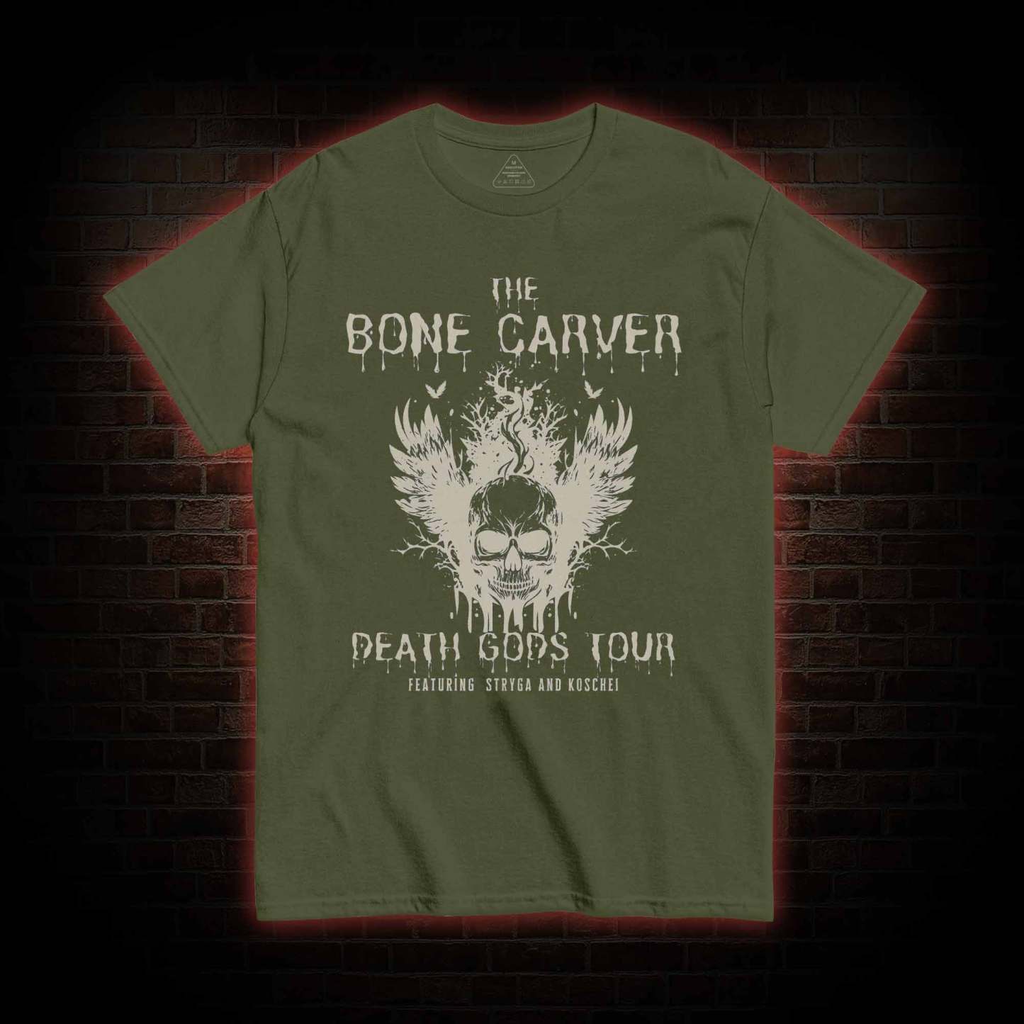 The Bone Carver Death Gods Tour T-shirt