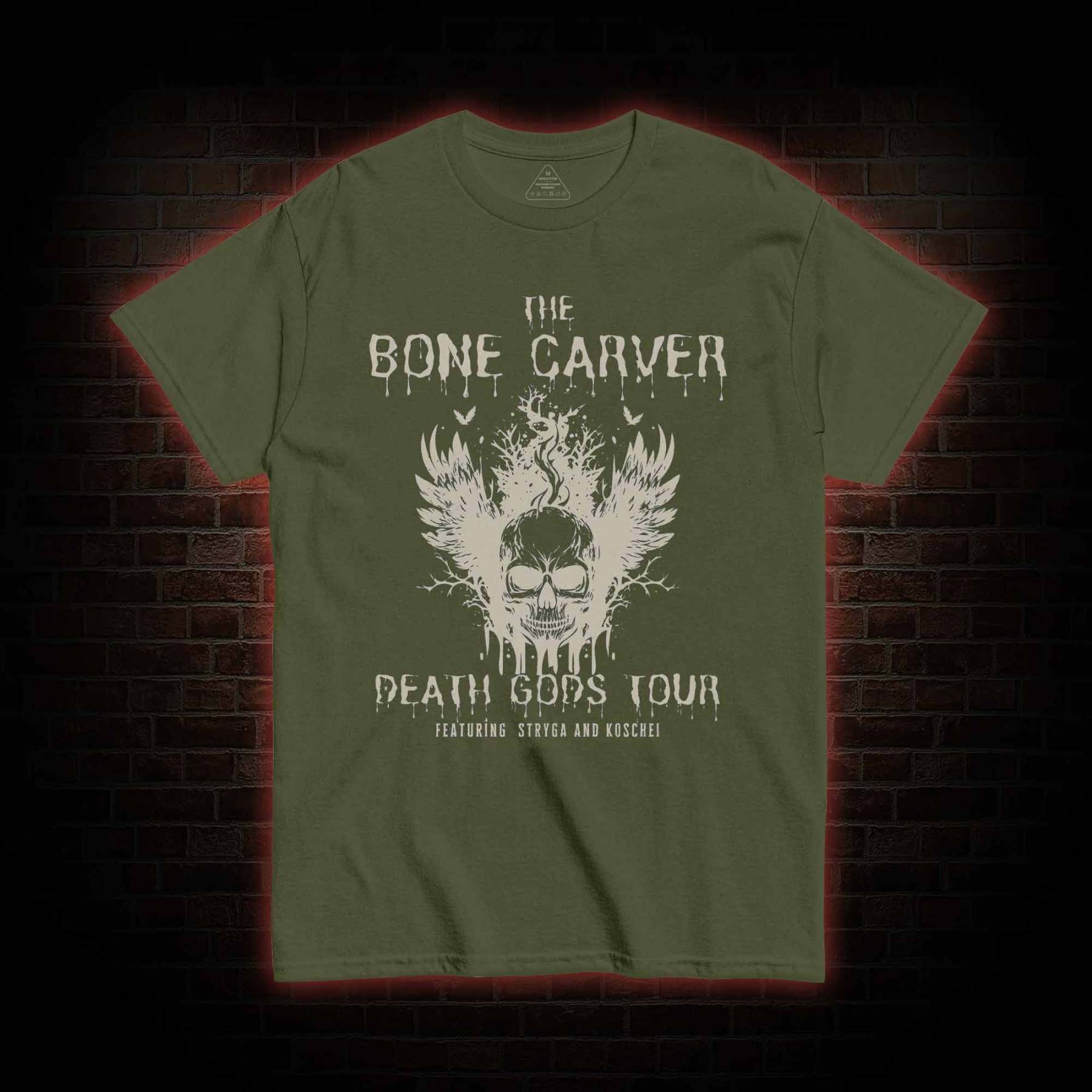 The Bone Carver Death Gods Tour T-shirt