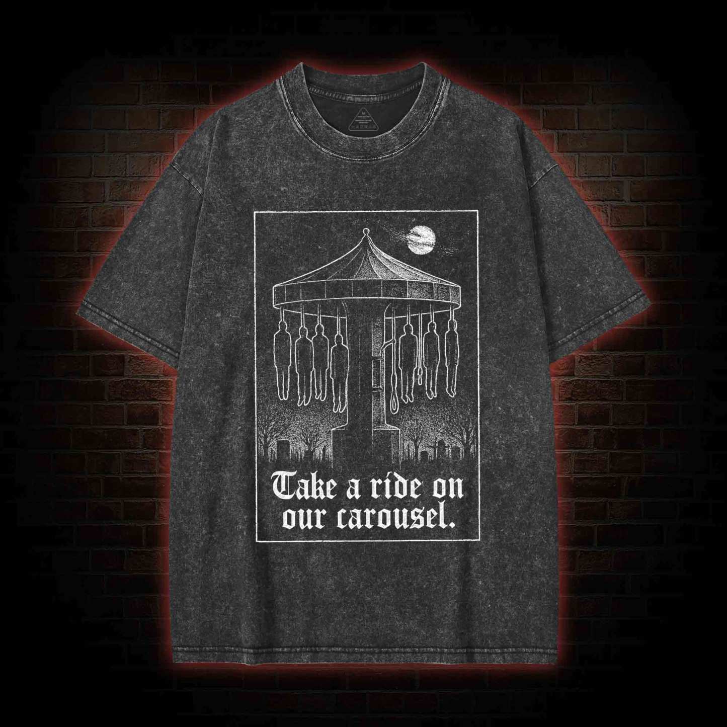 Take a Ride on Our Carousel Washed T-shirt