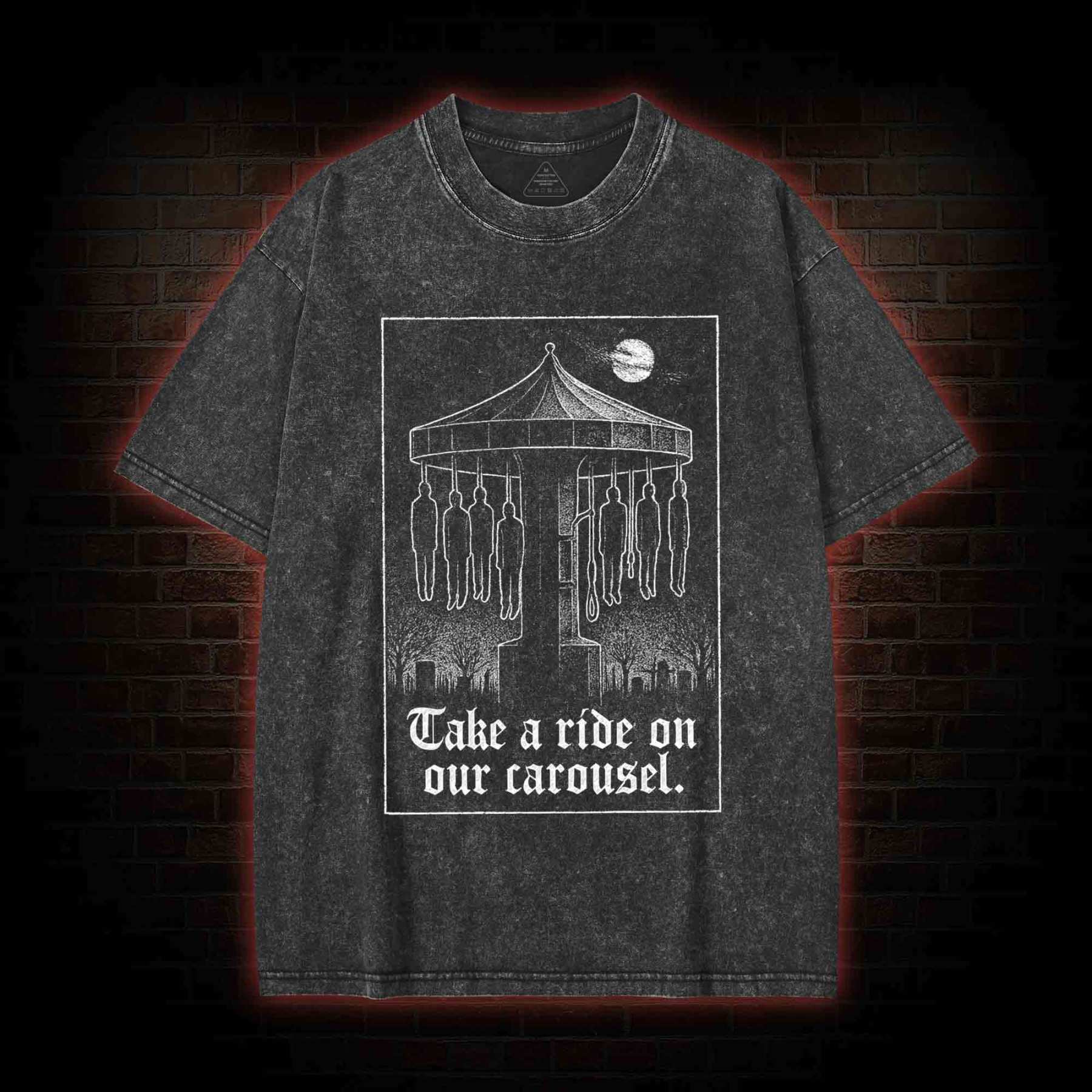 Take a Ride on Our Carousel Washed T-shirt