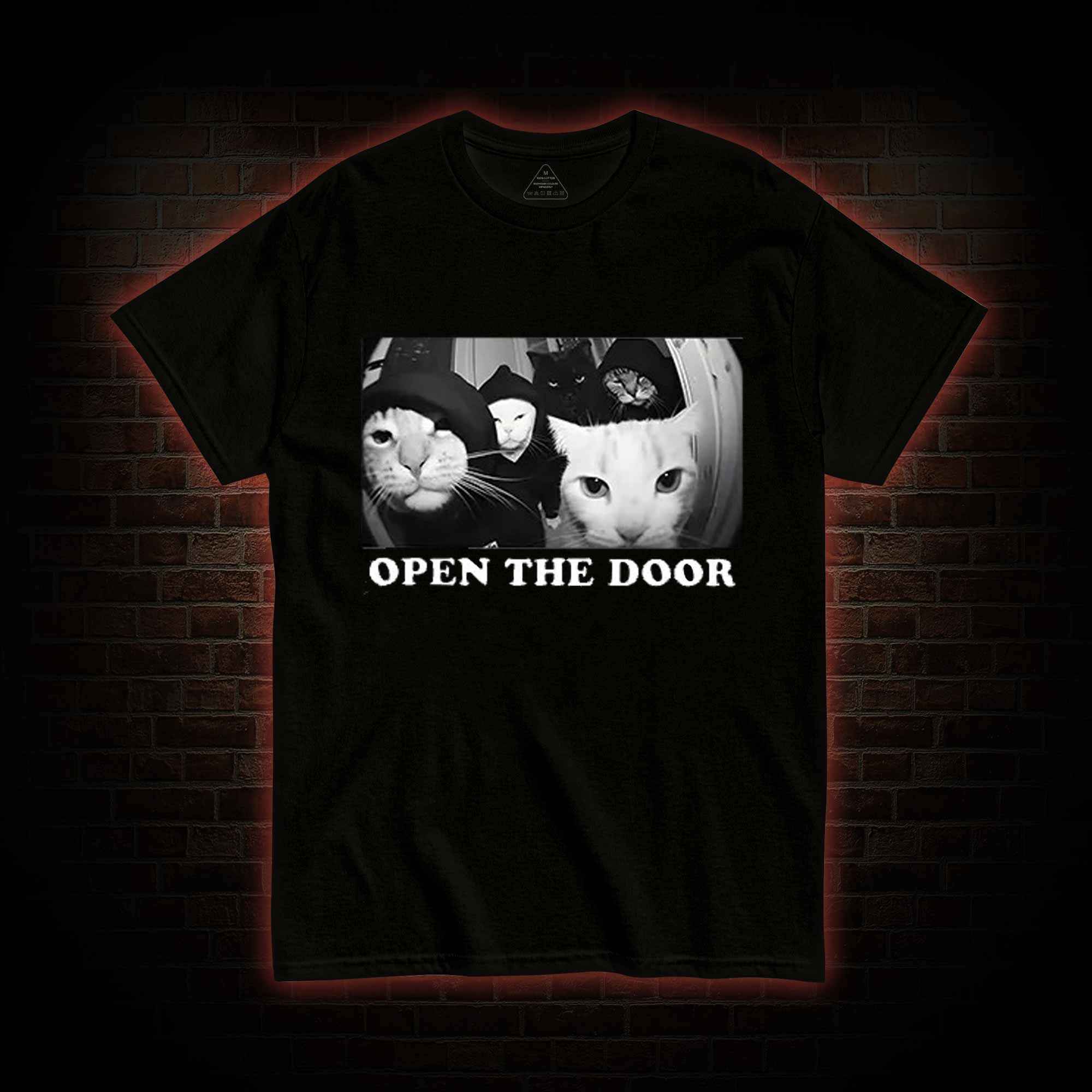 Cats Open Door T-shirt