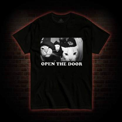 Cats Open Door T-shirt