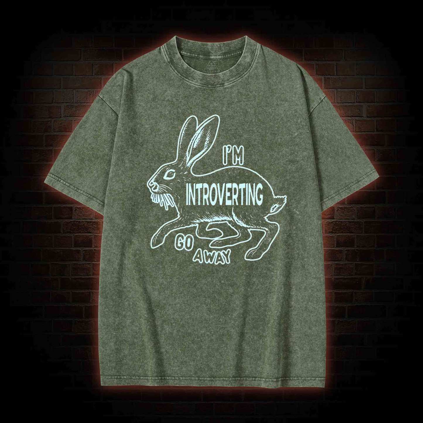 I'm Introverting Washed T-shirt