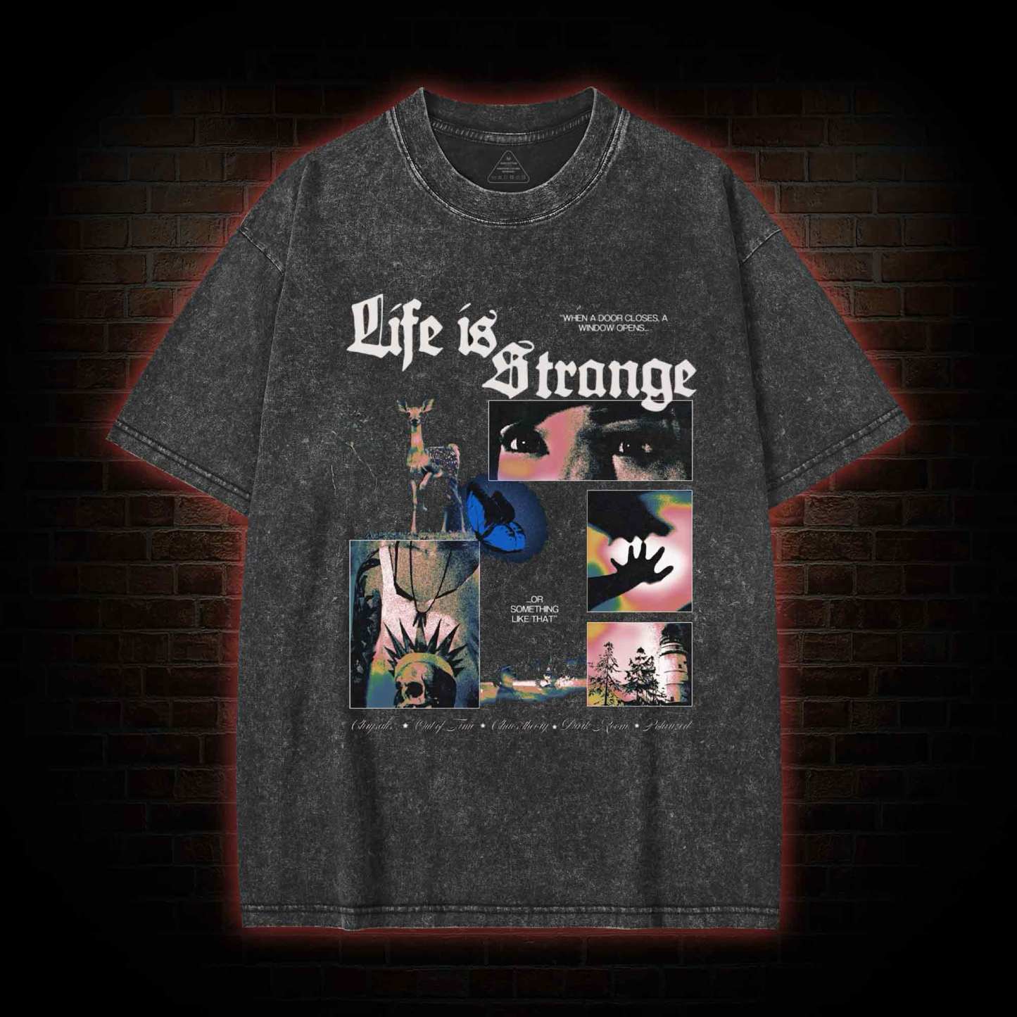 When a Door Closes… Washed T-shirt