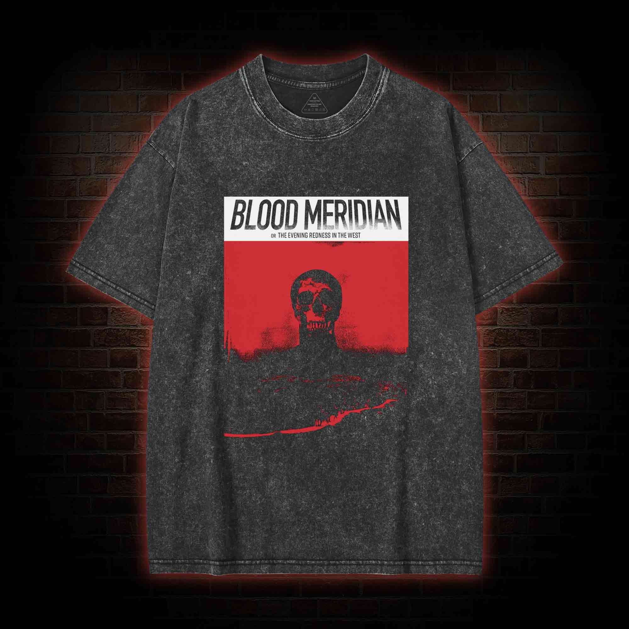 Blood Meridian Vintage Western Novel Washed T-shirt