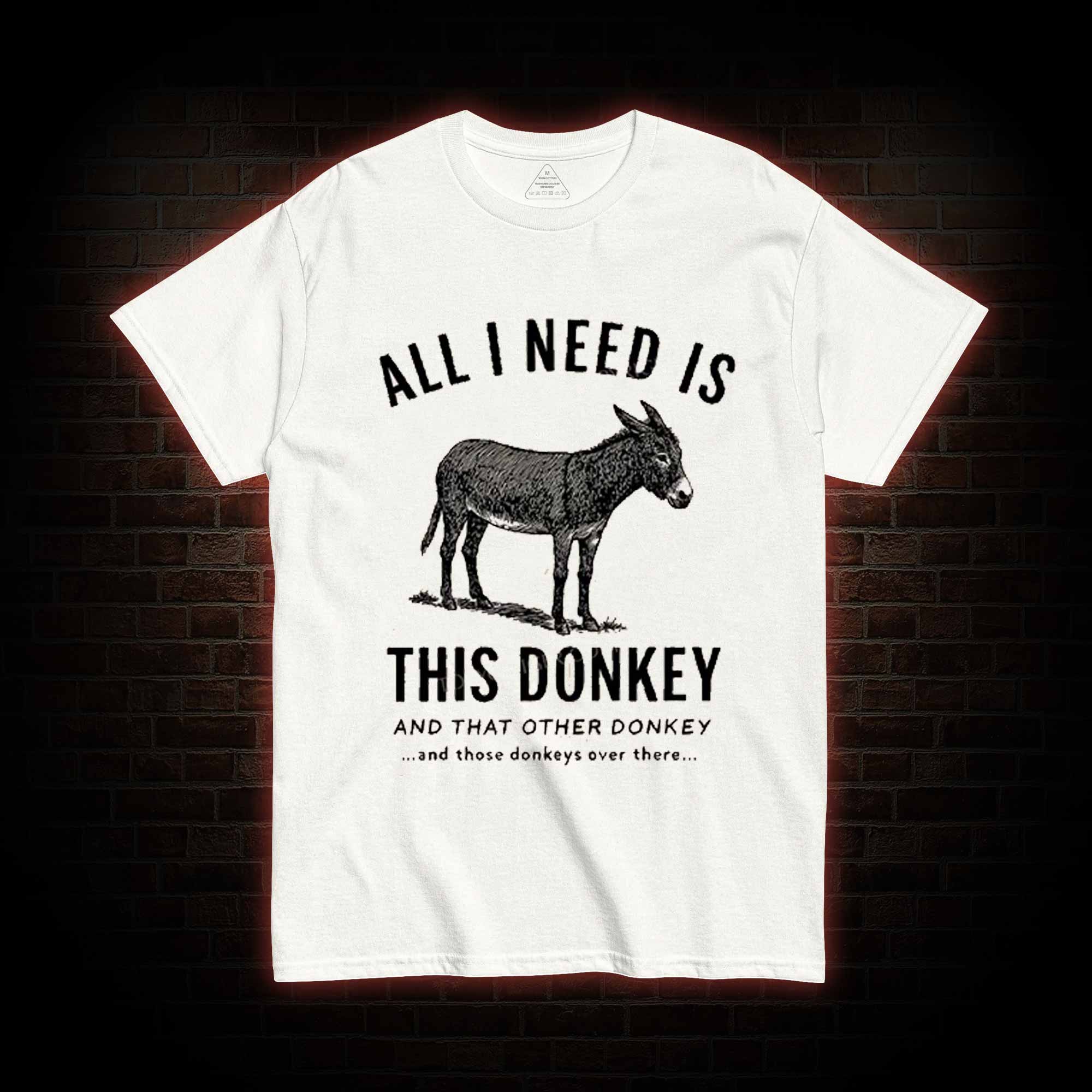All I Need is This Donkey T-shirt