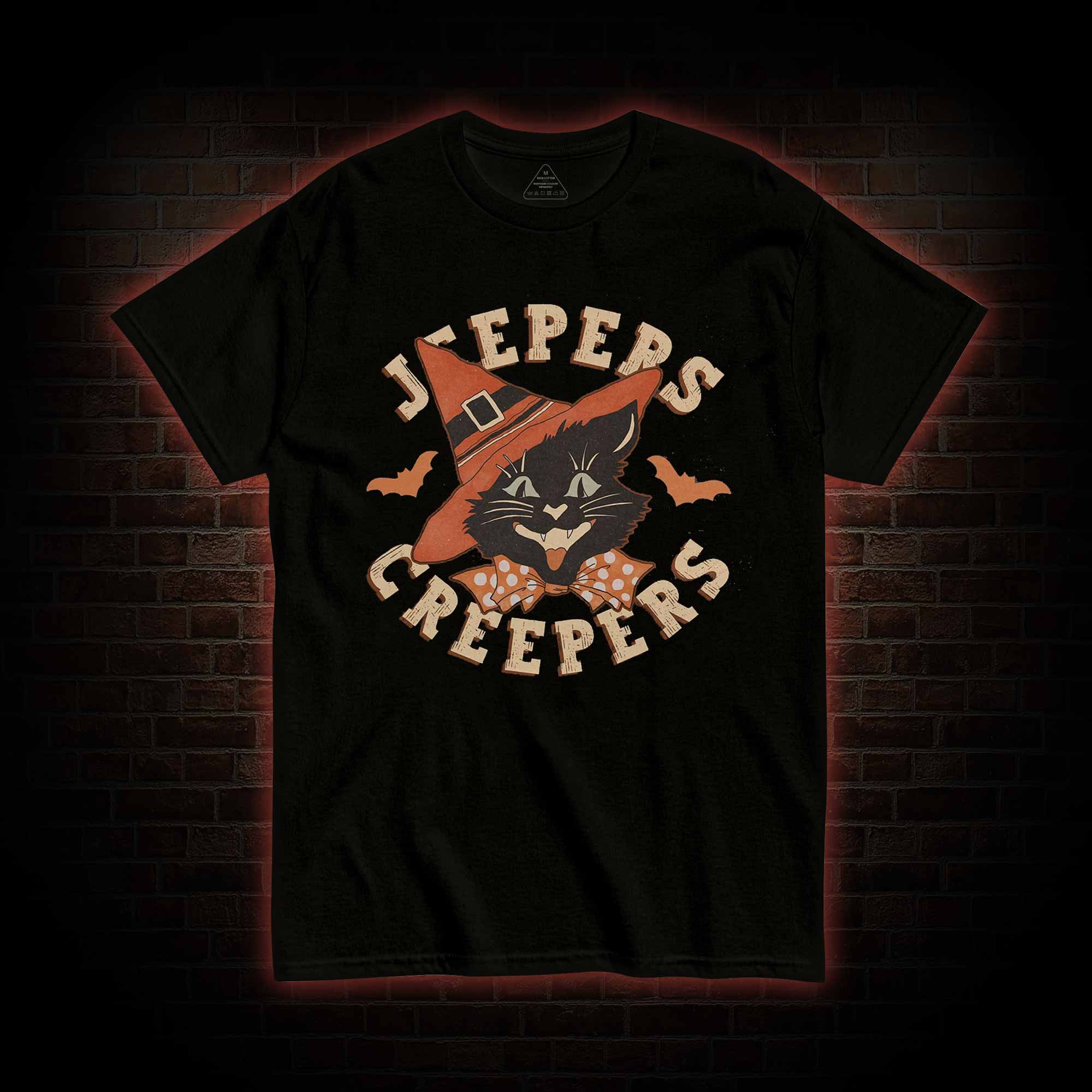 Halloween Black Cat T-shirt