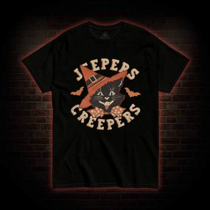 Halloween Black Cat T-shirt