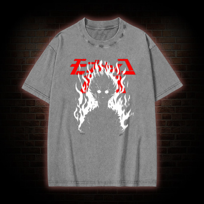 Emo Dark Fantasy Washed T-shirt