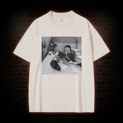 Vintage Michael Myers Bathtub Halloween Washed T-shirt