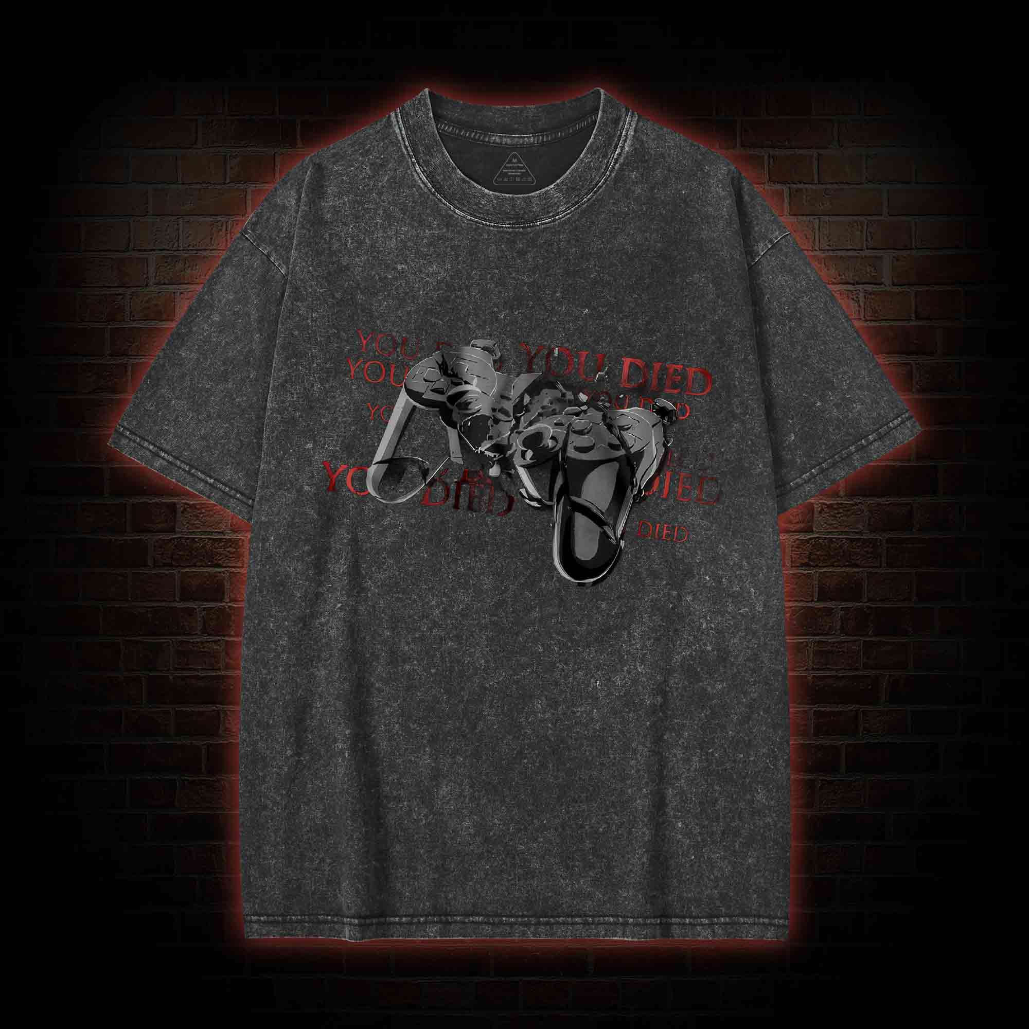 You Died Washed T-shirt