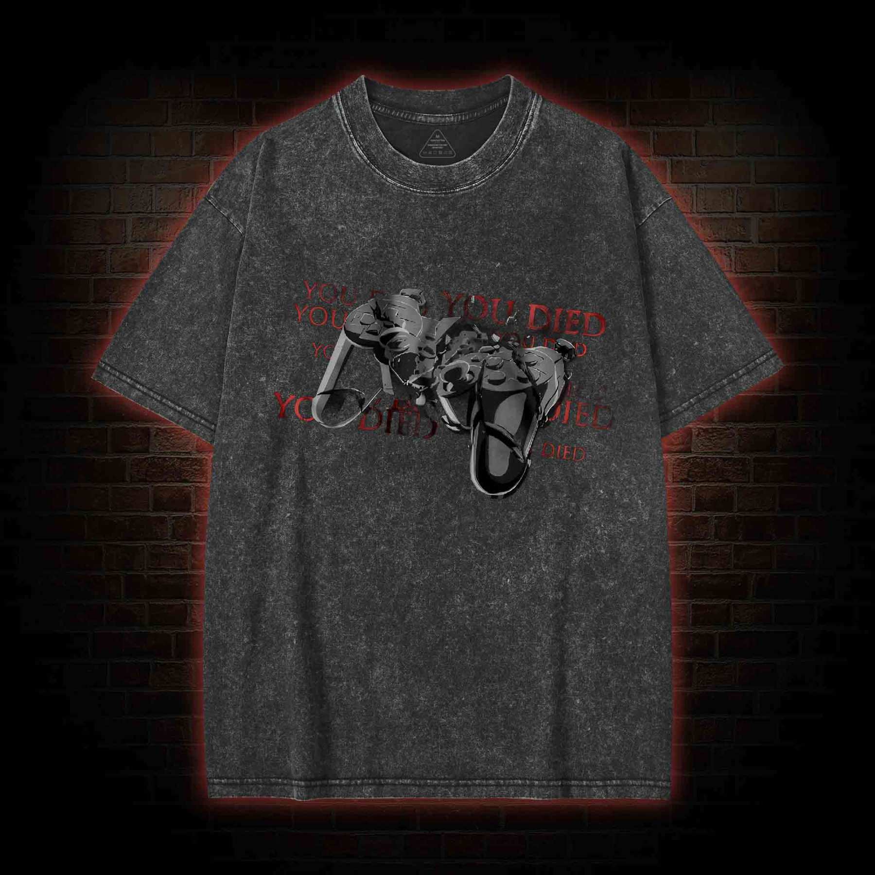 You Died Washed T-shirt