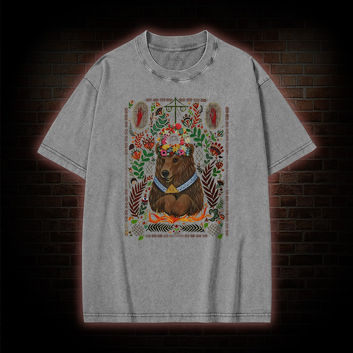 We View Life as a Circle Washed T-shirt