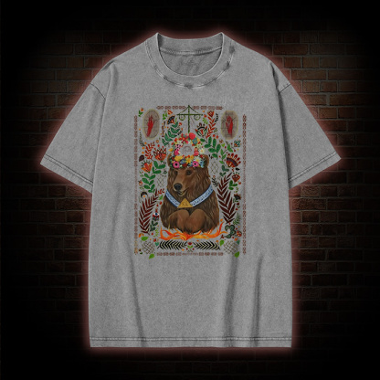 We View Life as a Circle Washed T-shirt