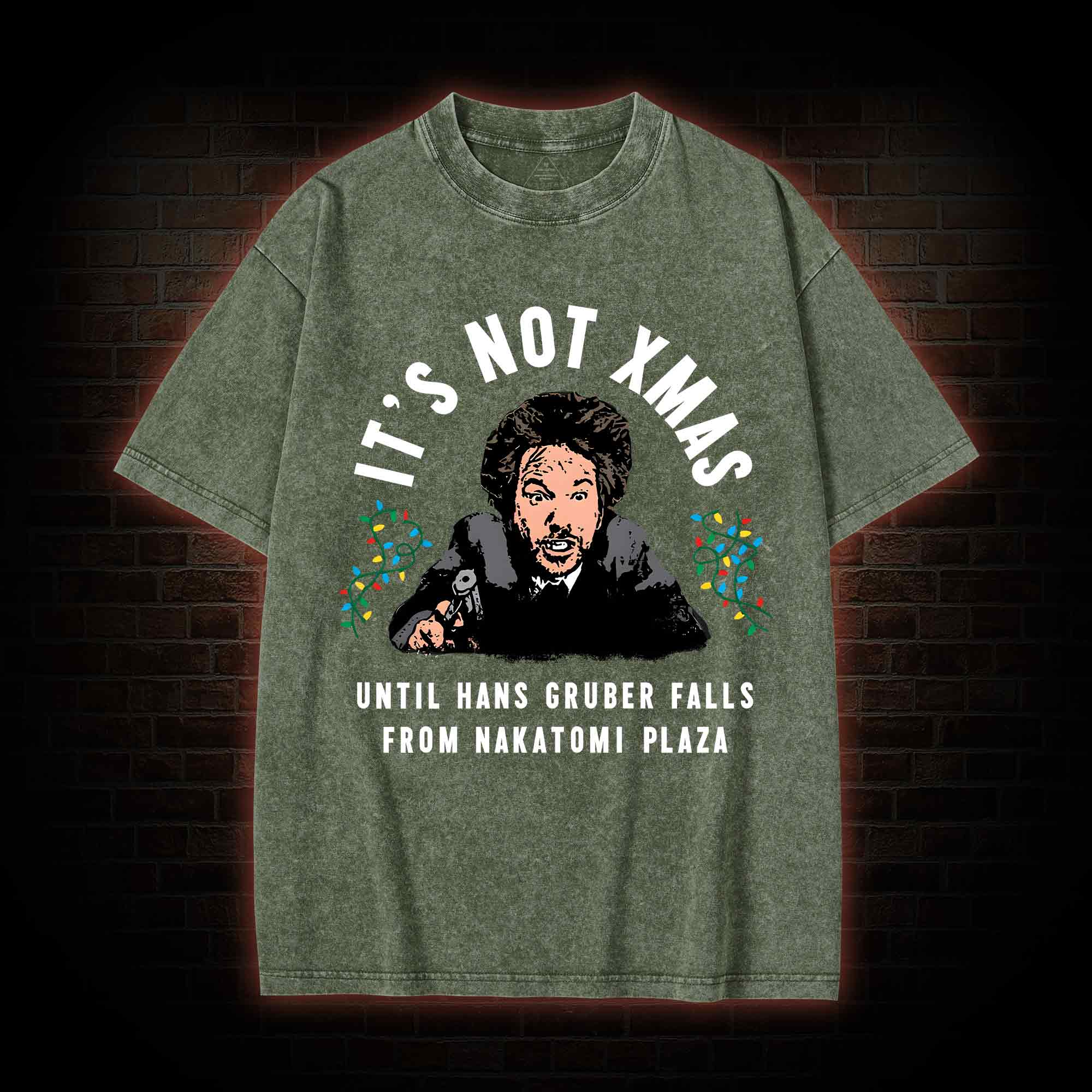 It's Not Xmas Washed T-shirt