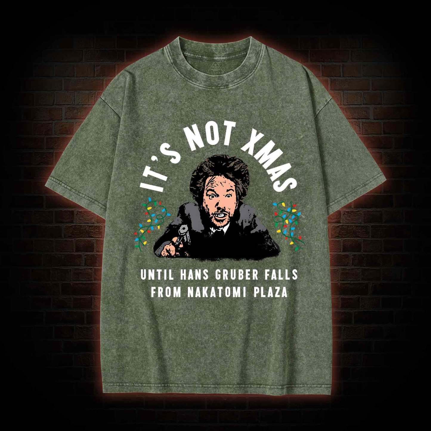 It's Not Xmas Washed T-shirt