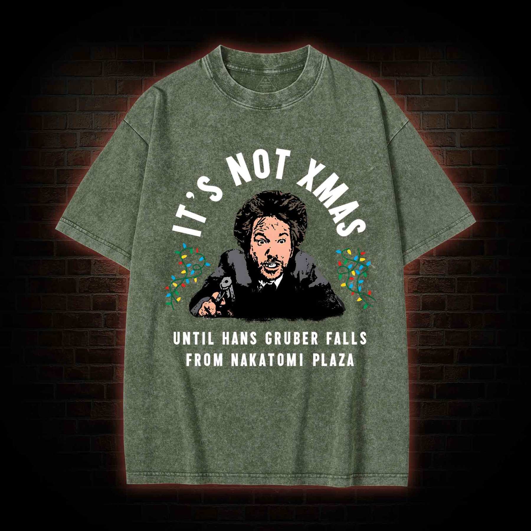 It's Not Xmas Washed T-shirt