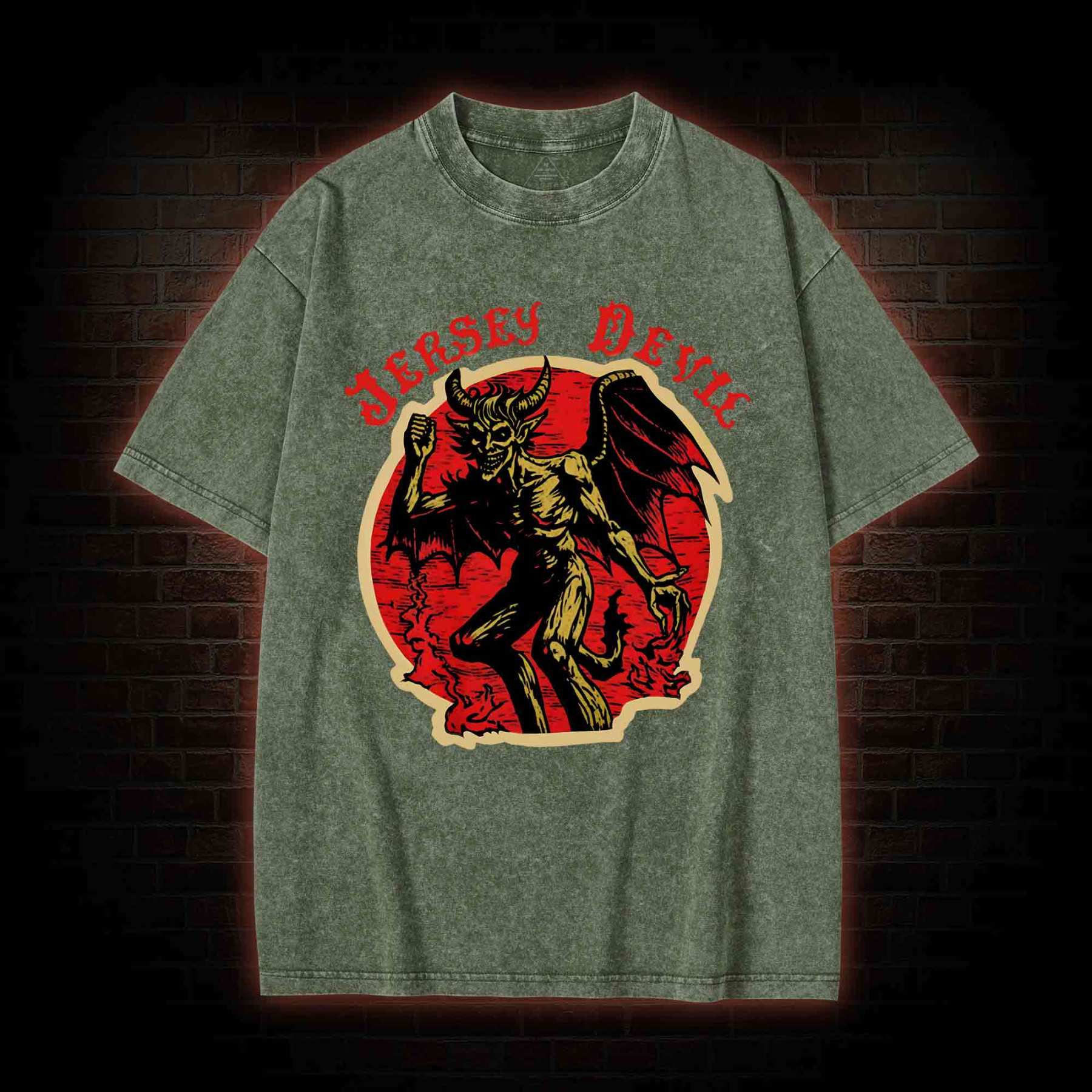 Jersey Devil Washed T-shirt