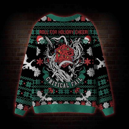 Roll for Holiday Cheer! Cardigan Sweater