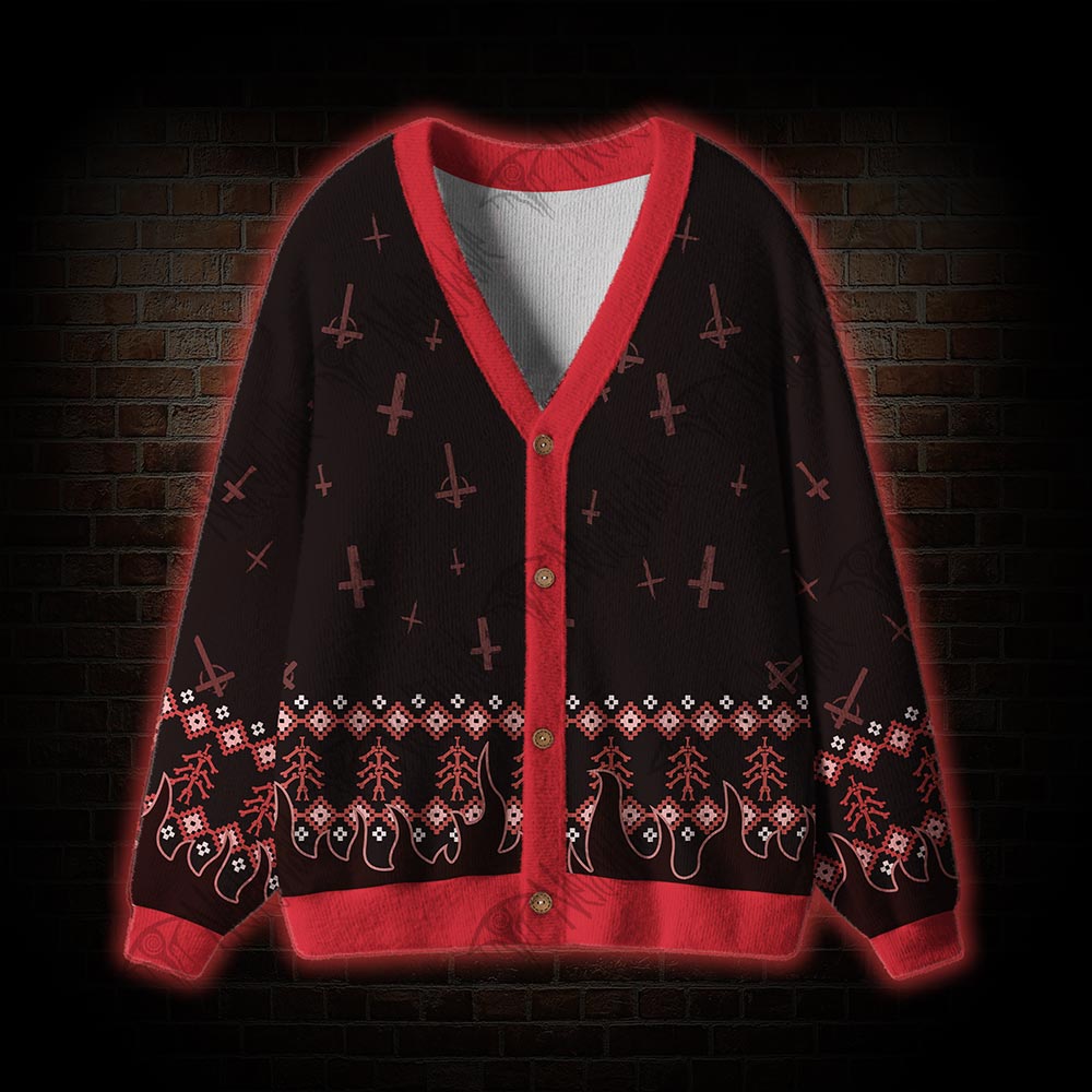 Not Today Jesus Cardigan Sweater