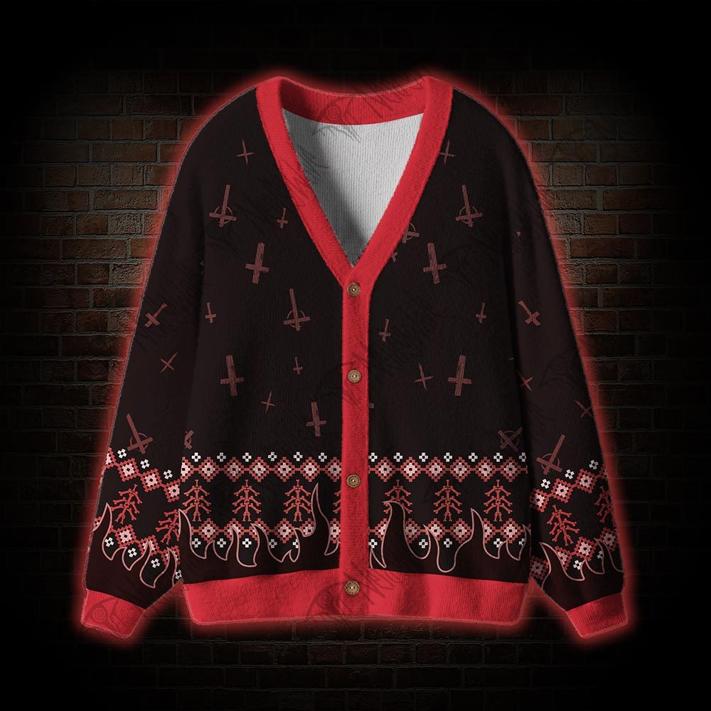 Not Today Jesus Cardigan Sweater