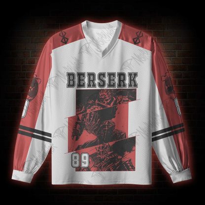 Black Swordsman V-Neck Long Sleeve Jersey